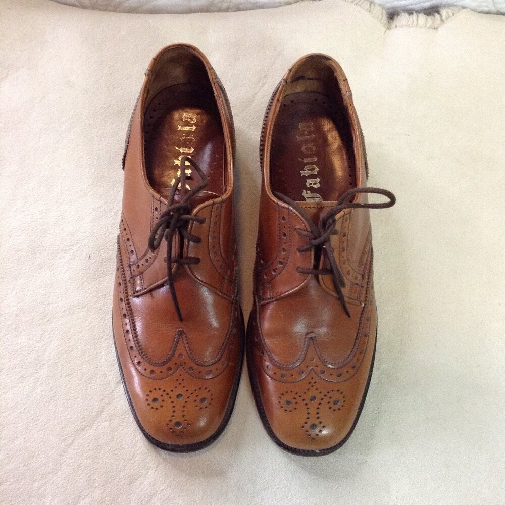 VTG Fabiola (GH Bass & Co, Collab) "Nicholas II", Young Men Leather Oxfords, "6"